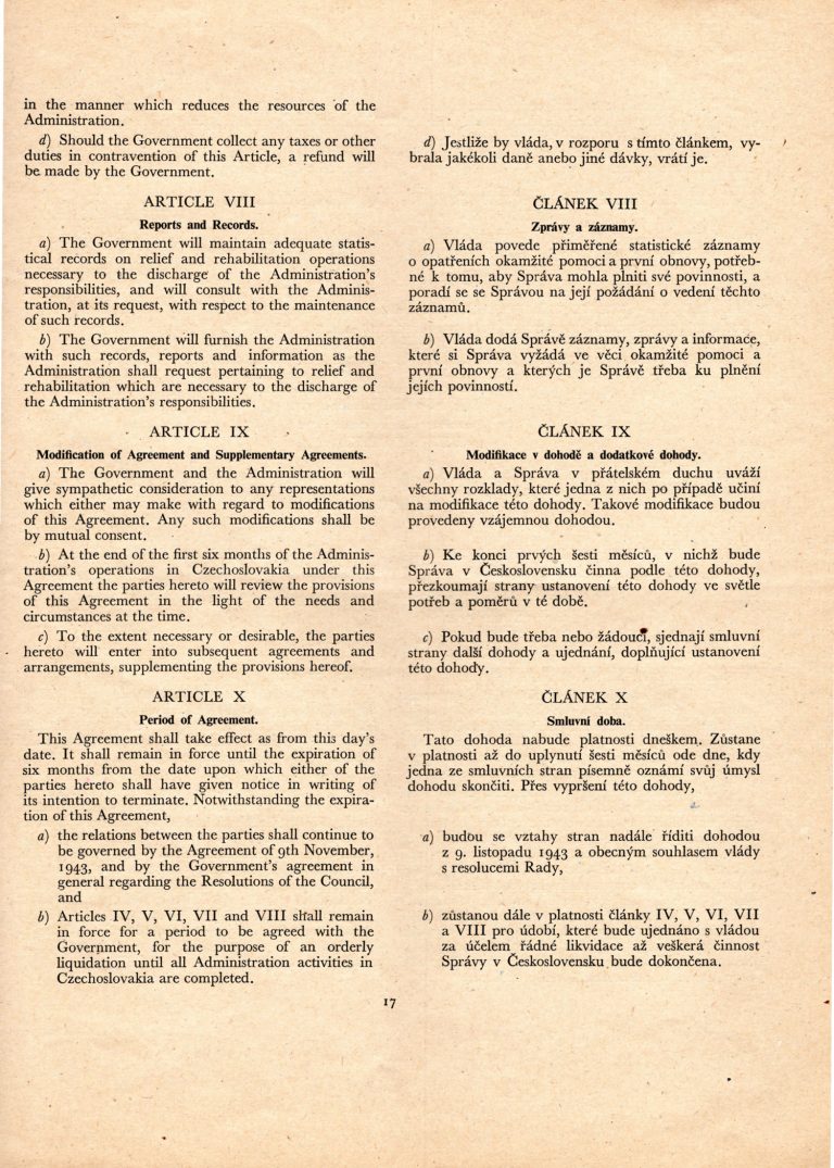 Úřední věstník československý, č. 2, 1945, roč. VI., s. 10–23.